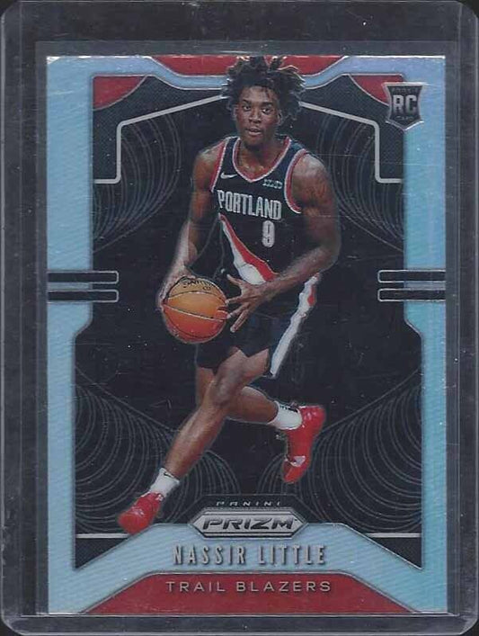 NASSIR LITTLE 2019-20 PANINI PRIZM SILVER ROOKIE PRIZMS SSP RC #269