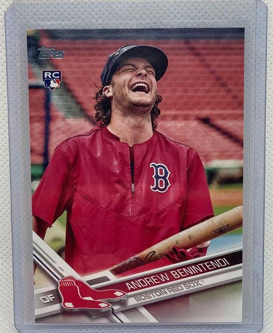 ANDREW BENINTENDI 2017 TOPPS UPDATE PHOTO VARIATION SP RC #225