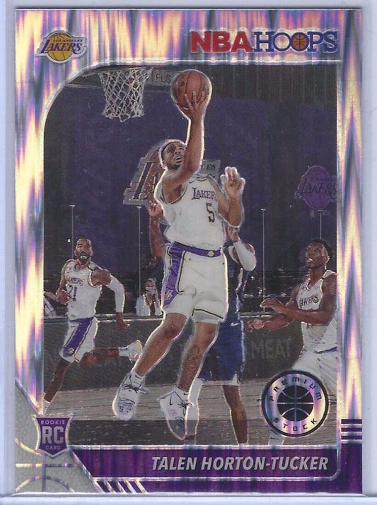 TALEN HORTON-TUCKER 2019-20 NBA HOOPS PREMIUM STOCK FLASH PRIZM ROOKIE RC #248