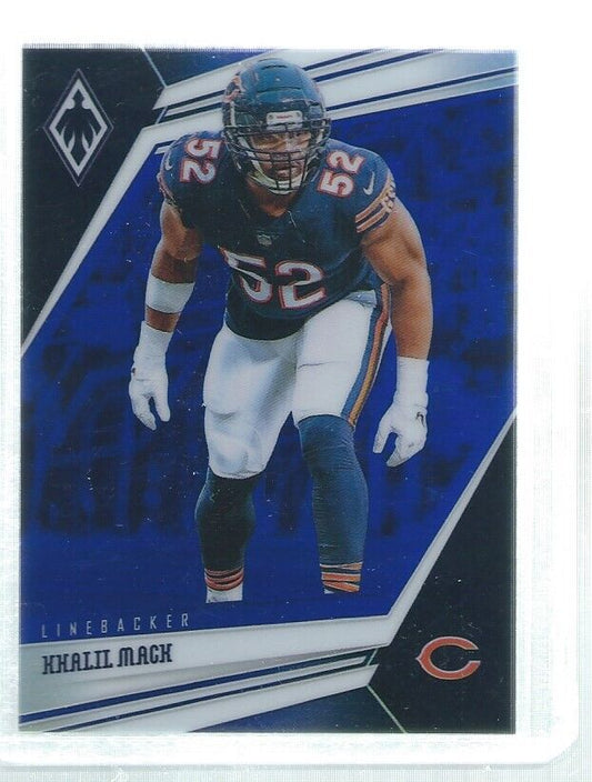 KHALIL MACK 2019 PANINI PHOENIX BLUE PRIZM #D 22/35