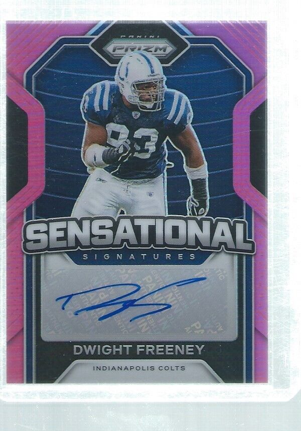 DWIGHT FREENEY 2020 PANINI PRIZM SENSATIONAL AUTO PINK PRIZMS #17