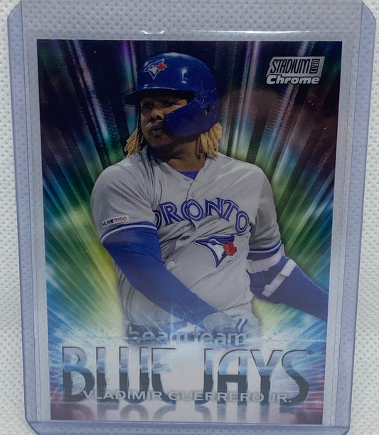 VLADIMIR GUERRERO JR. 2020 TOPPS STADIUM CLUB CHROME BEAM TEAM REFRACTOR #BT-6