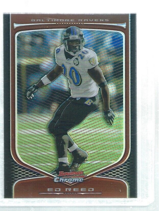 ED REED 2009 BOWMAN CHROME REFRACTOR #92