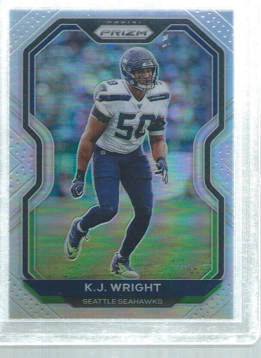 KJ WRIGHT 2020 PANINI PRIZM SILVER PRIZMS #297