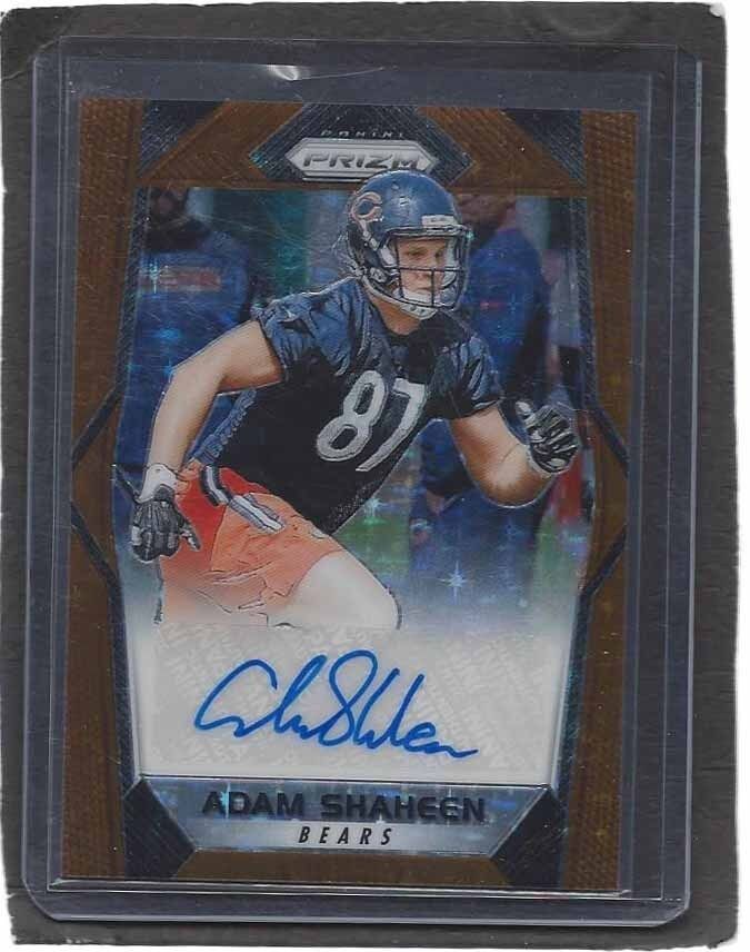 ADAM SHAHEEN 2017 PANINI PRIZM GOLD STARS FIRST OFF THE LINE AUTO RC SSP /20