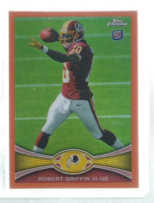 ROBERT GRIFFIN III 2012 TOPPS CHROME ORANGE REFRACTOR ROOKIE RC #200