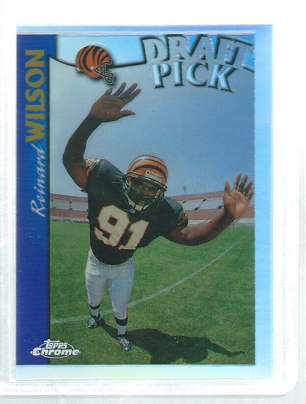 REINARD WILSON 1997 TOPPS CHROME DRAFT PICK REFRACTOR ROOKIE RC #158
