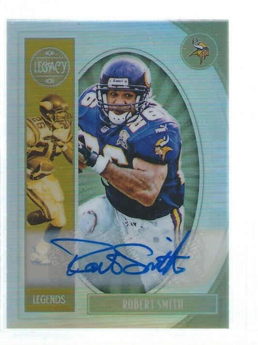 ROBERT SMITH 2019 PANINI LEGACY PRIZM AUTO RC #133