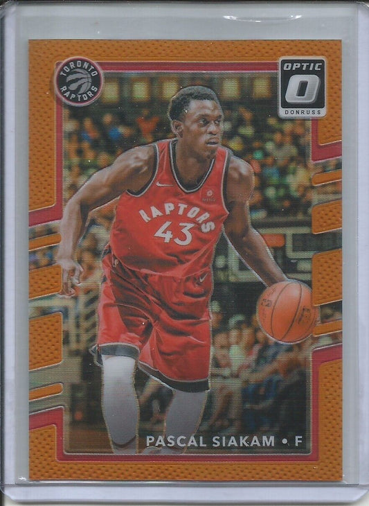 PASCAL SIAKAM 2017-18 DONRUSS OPTIC ORANGE HOLO PRIZM #D 115/199