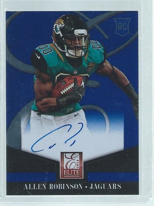 ALLEN ROBINSON 2014 PANINI ELITE ON CARD AUTO RC #3