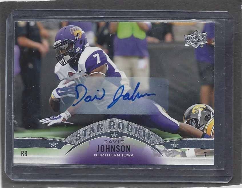 DAVID JOHNSON 2015 UPPER DECK STAR ROOKIE CARDINALS AUTO RC #191
