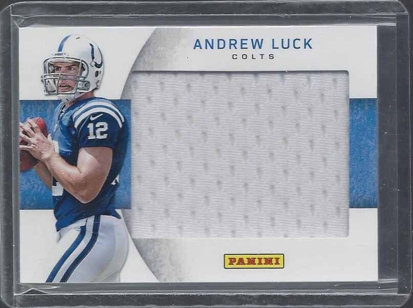 ANDREW LUCK 2012 PANINI BLACK FRIDAY JUMBO ROOKIE COLTS JERSEY RC #5