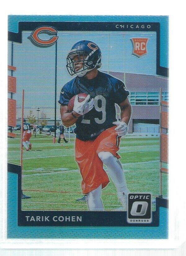 TARIK COHEN 2017 DONRUSS OPTIC HOLO LIGHT BLUE ROOKIE RC #D 148/299