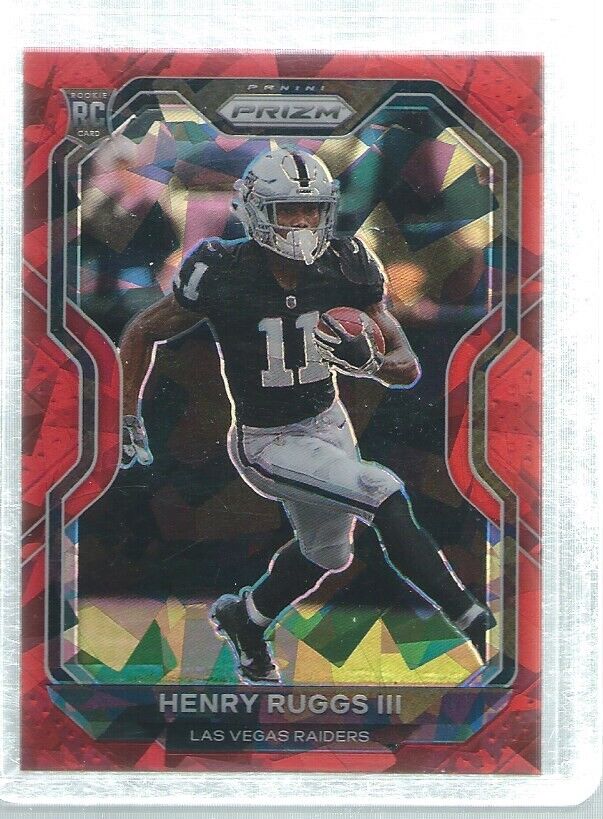 HENRY RUGGS III 2020 PANINI PRIZM RED ICE PRIZMS ROOKIE RC #372
