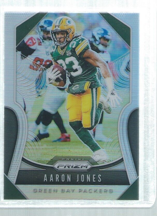 AARON JONES 2019 PANINI PRIZM SILVER PRIZMS #120