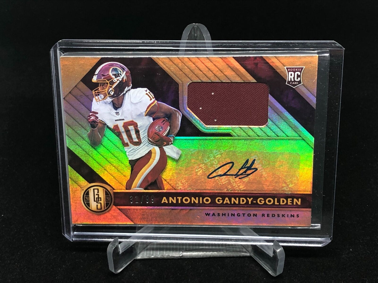 ANTONIO GANDY GOLDEN 2020 PANINI GOLD STANDARD JERSEY AUTO RC #D 31/99