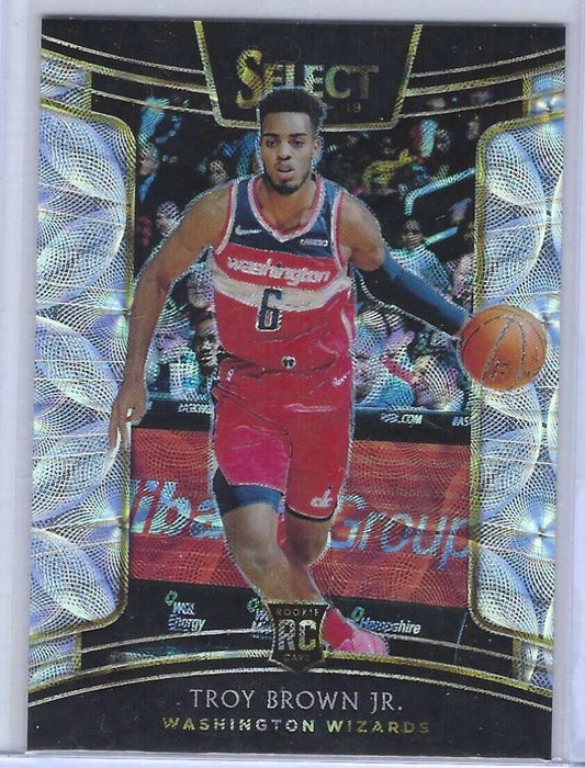 TROY BROWN JR 2018-19 PANINI SELECT CONCOURSE LEVEL SCOPE PRIZM ROOKIE RC #47