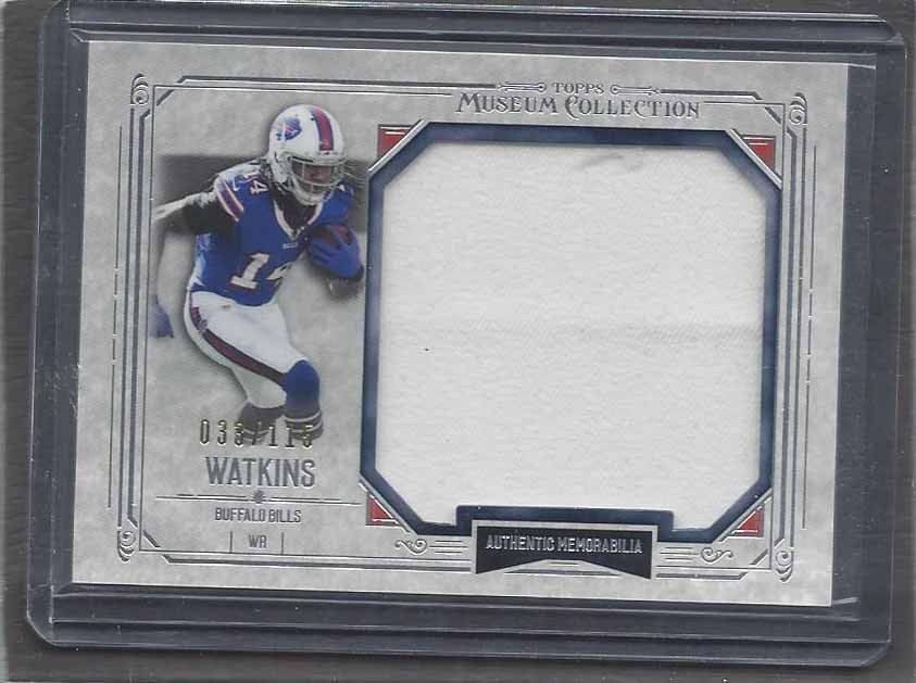 SAMMY WATKINS 2014 TOPPS MUSEUM JUMBO ROOKIE JERSEY RC #D 33/115