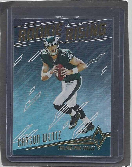 CARSON WENTZ 2017 PANINI PHOENIX ROOKIE RISING EAGLES RC