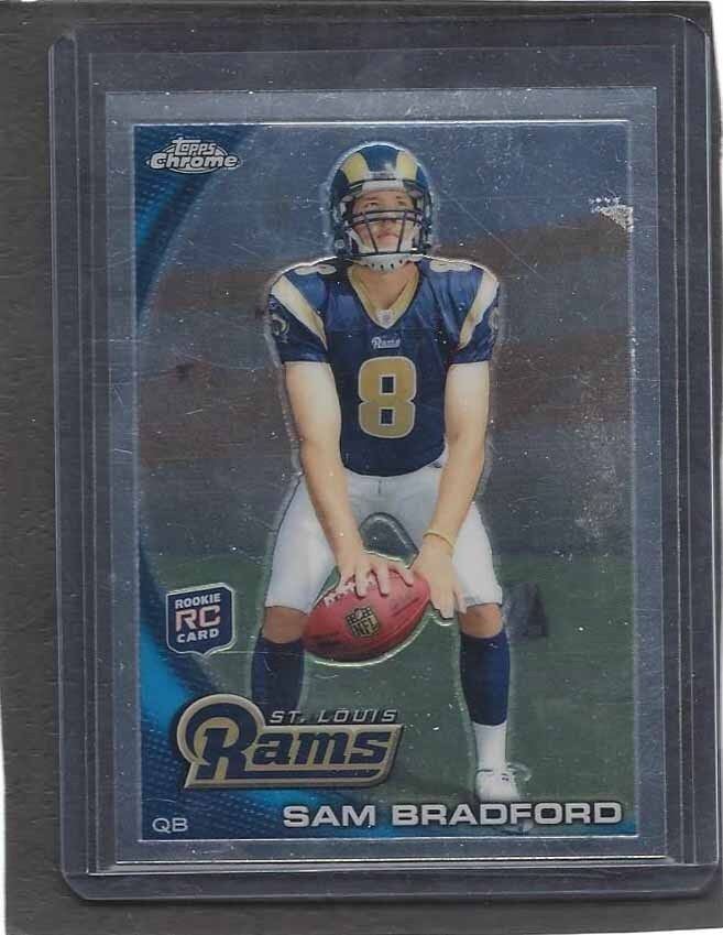 SAM BRADFORD 2011 TOPPS CHROME SP PHOTO VARIATION SHORT PRINT VARIANT RC #150