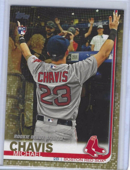 MICHAEL CHAVIS 2019 TOPPS UPDATE SERIES GOLD RC #d /2019