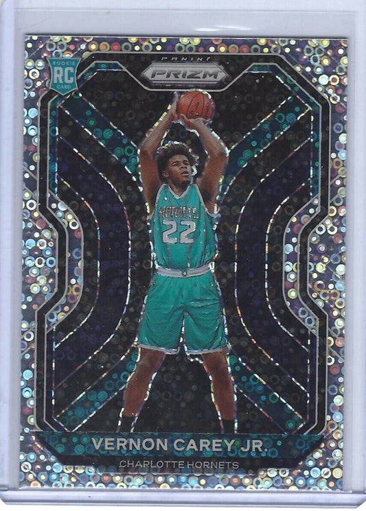 VERNON CAREY JR. 2020-21 PANINI PRIZM FAST BREAK DISCO PRIZM ROOKIE RC #269