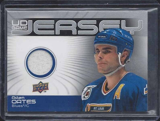 ADAM OATES 2010-11 UPPER DECK UD GAME JERSEY