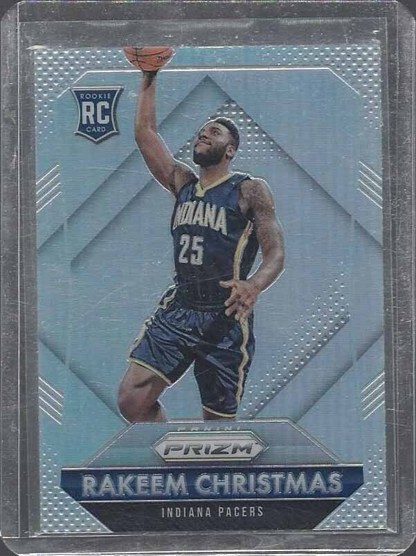 RAKEEM CHRISTMAS 2015-16 PANINI PRIZM SILVER PRIZMS SP RC #313