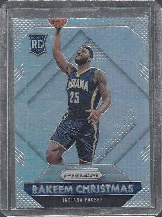 RAKEEM CHRISTMAS 2015-16 PANINI PRIZM SILVER PRIZMS SP RC #313