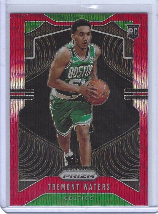 TREMONT WATERS 2019-20 PANINI PRIZM RED RUBY WAVE ROOKIE RC #286