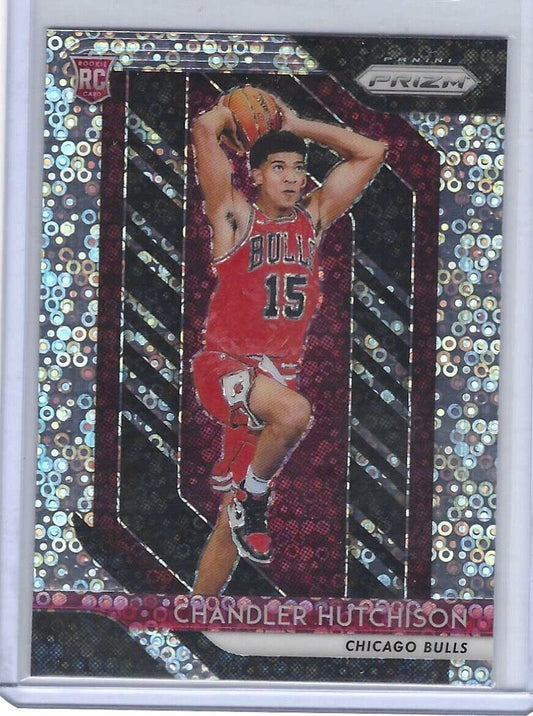 CHANDLER HUTCHISON 2018-19 PANINI PRIZM DISCO FAST BREAK PRIZM ROOKIE RC #70