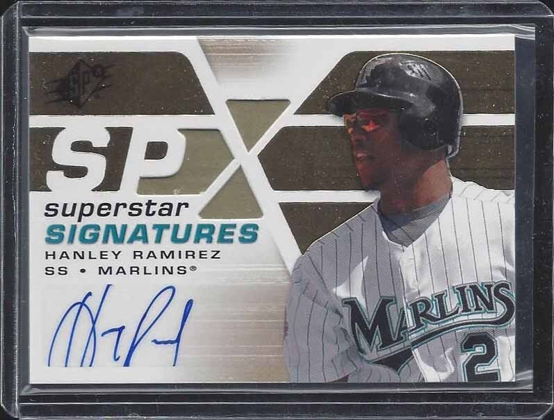 HANLEY RAMIREZ 2008 SPX SUPERSTAR SIGNATURES MARLINS AUTO