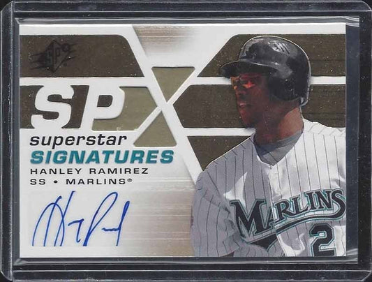 HANLEY RAMIREZ 2008 SPX SUPERSTAR SIGNATURES MARLINS AUTO