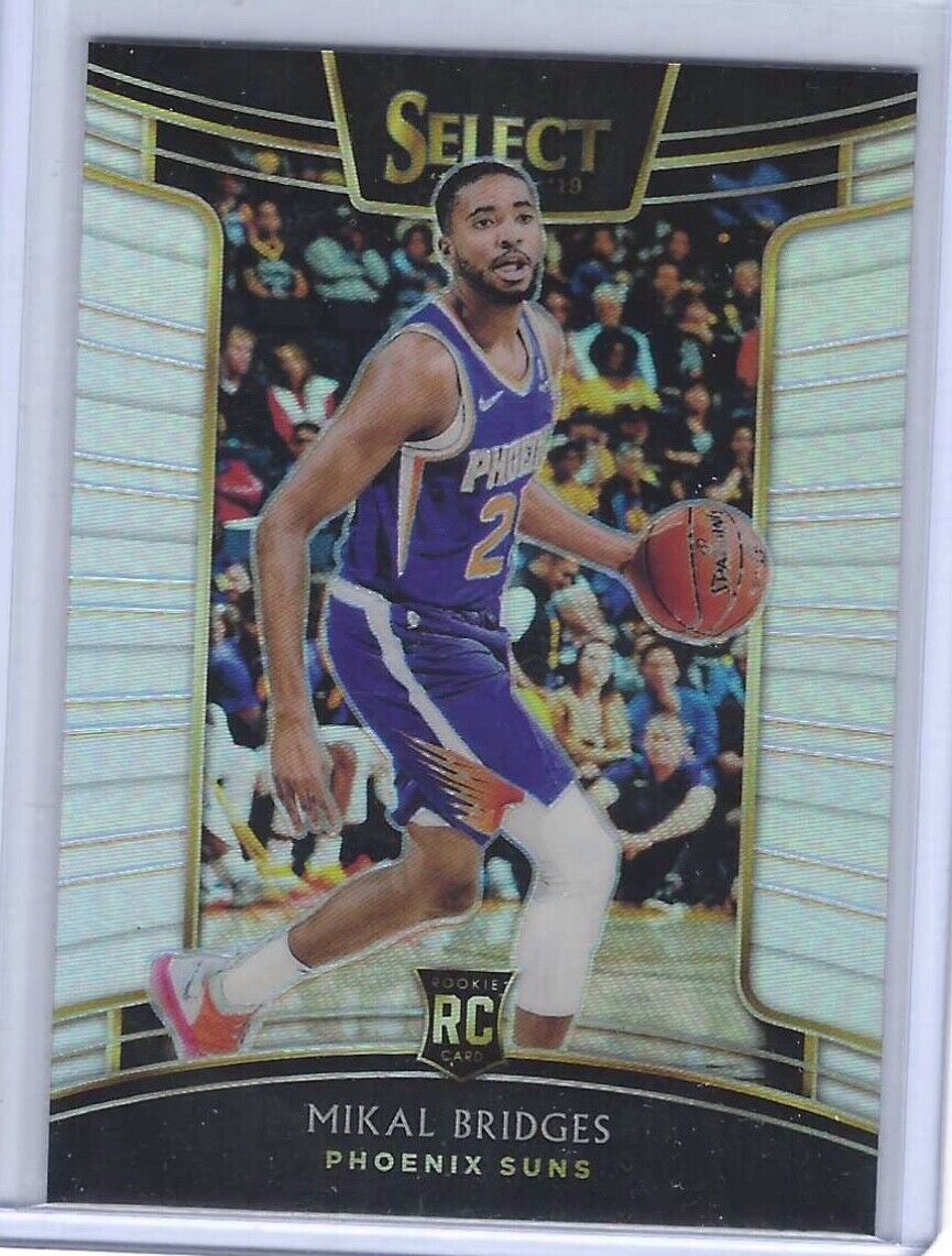 MIKAL BRIDGES 2018-19 PANINI SELECT SILVER PRIZM ROOKIE CONCOURSE LEVEL RC #95