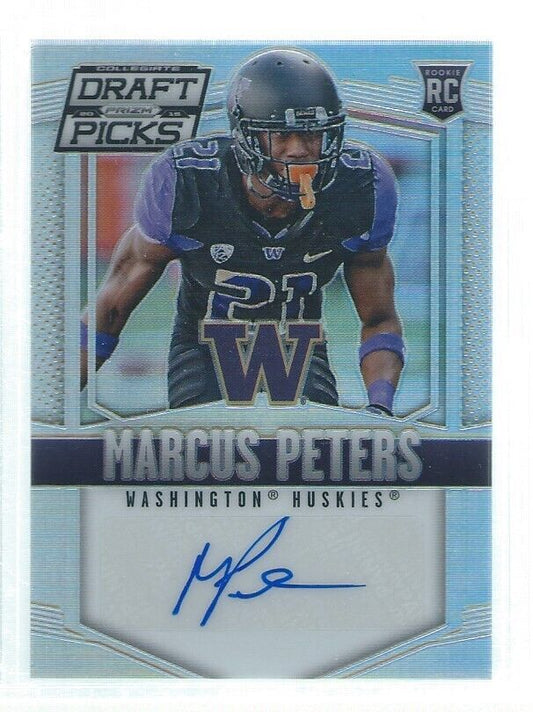 MARCUS PETERS 2015 PANINI COLLEGIATE DRAFT PICKS PRIZM AUTO RC #219