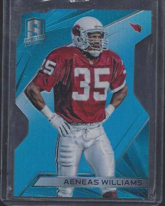 AENEAS WILLIAMS 2015 PANINI SPECTRA NEON BLUE DIE CUT PRIZM #D 34/35