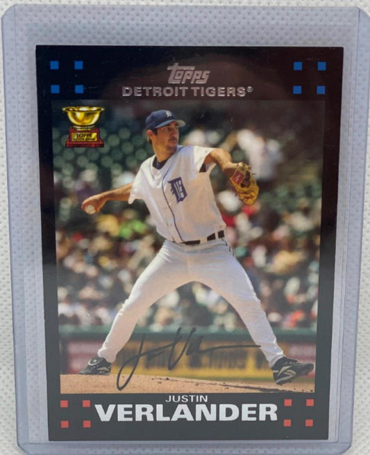 JUSTIN VERLANDER 2007 TOPPS ROOKIE RC #160