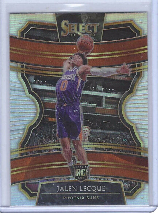 JALEN LECQUE 2019-20 PANINI SELECT SILVER PRIZM CONCOURSE LEVEL ROOKIE RC #82