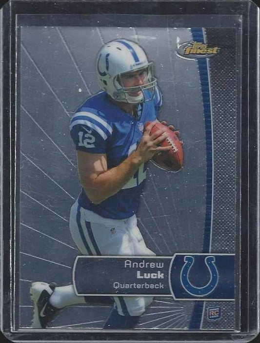 ANDREW LUCK 2012 TOPPS FINEST COLTS TRUE ROOKIE RC #110