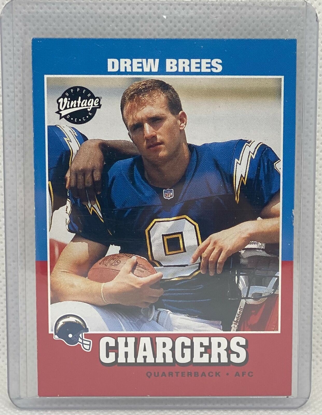 DREW BREES 2001 UPPER DECK VINTAGE TRUE ROOKIE RC #251