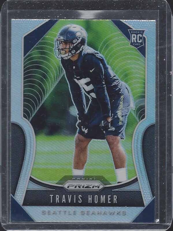 TRAVIS HOMER 2019 PANINI PRIZM SILVER ROOKIE PRIZMS SSP RC #340
