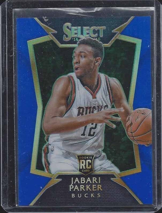 JABARI PARKER 2014-15 SELECT CONCOURSE BLUE PRIZM REFRACTOR RC #D 159/249