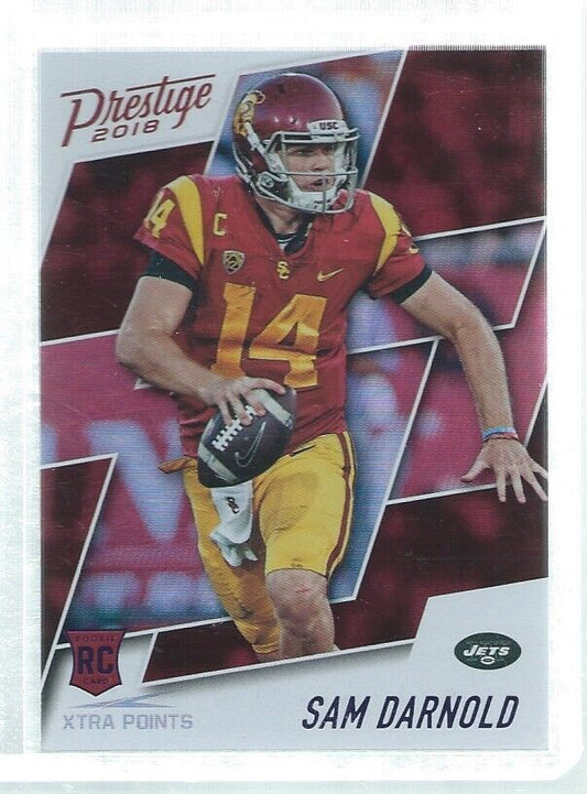 SAM DARNOLD 2018 PRESTIGE XTRA POINTS RED ROOKIE RC #239