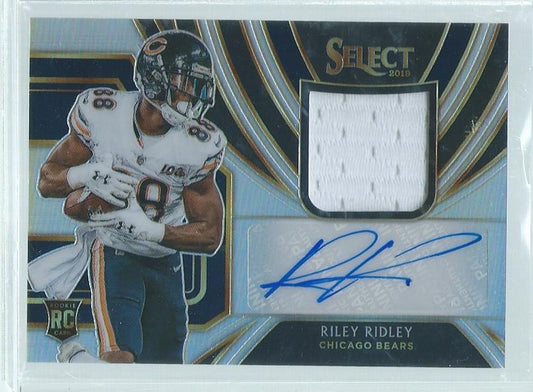 RILEY RIDLEY 2019 PANINI SELECT PRIZM JERSEY AUTO RC #D 52/99
