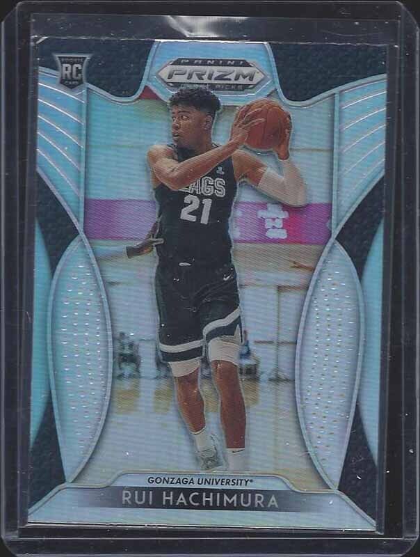 RUI HACHIMURA 2019 PANINI PRIZM SILVER PRIZMS ROOKIE RC #73