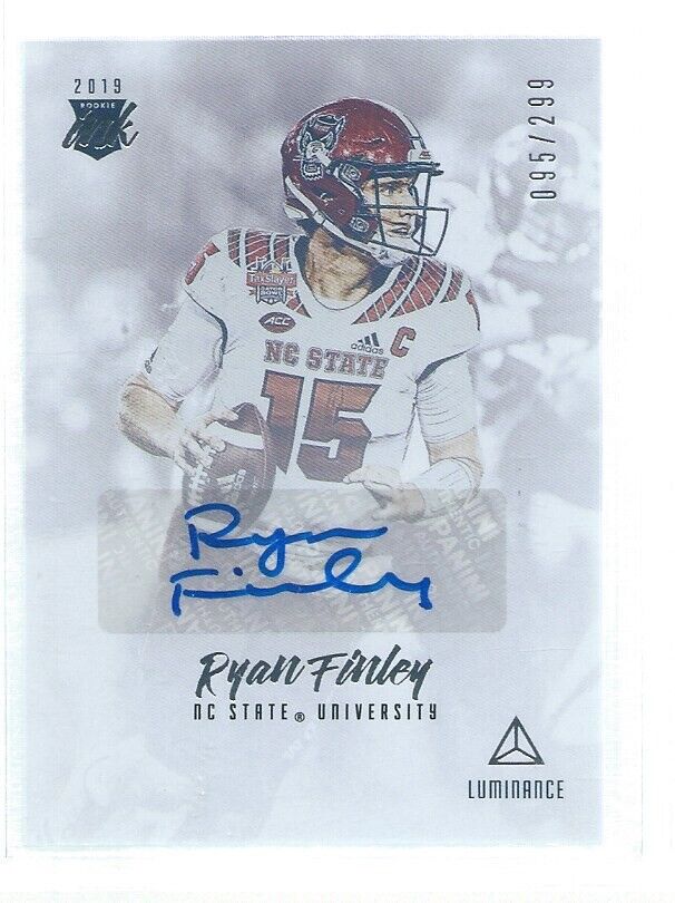RYAN FINLEY 2019 PANINI LUMINANCE ROOKIE INK AUTO RC #D 95/299