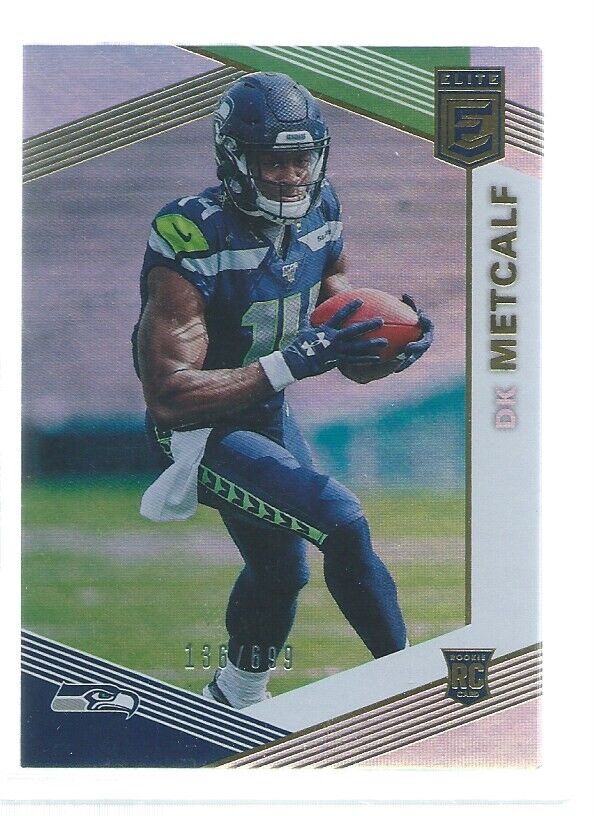 DK METCALF 2019 PANINI ELITE TRUE ROOKIE RC #D 136/699
