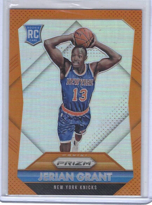 JERIAN GRANT 2015-16 PANINI PRIZM ORANGE ROOKIE RC #D 48/65