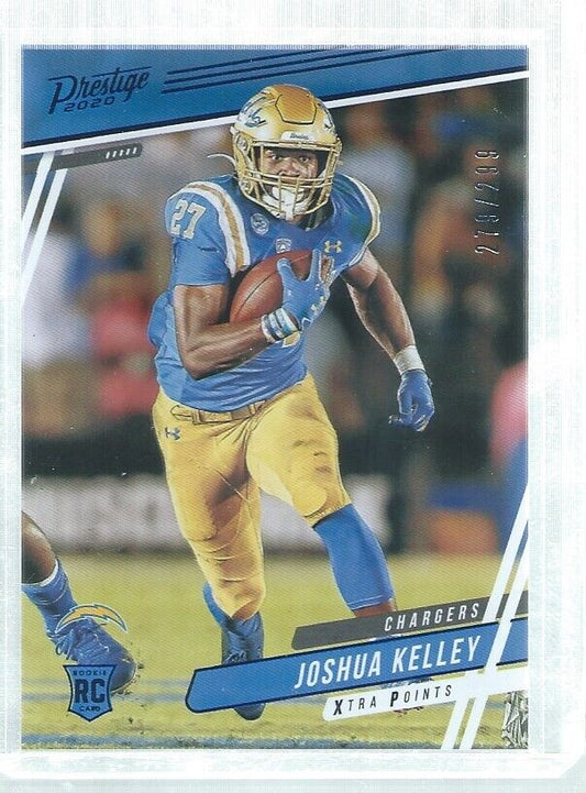 JOSHUA KELLEY 2020 PRESTIGE XTRA POINTS BLUE ROOKIE RC #D 279/299