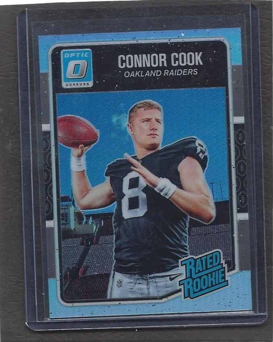 CONNOR COOK 2016 DONRUSS OPTIC LIGHT BLUE HOLO ROOKIE RC #D 48/50